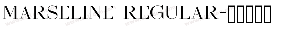 Marseline Regular字体转换